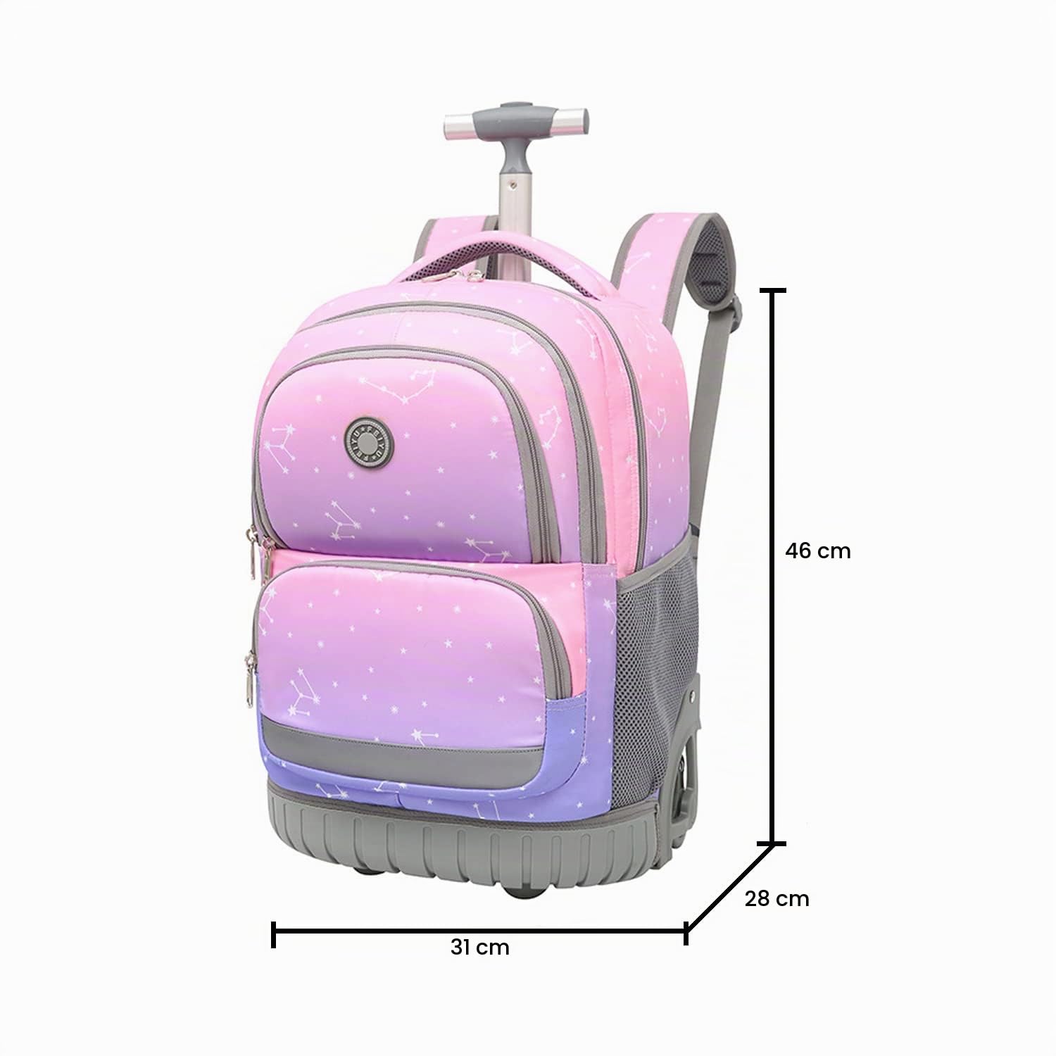 Trolley Rucksack mit Rollen für Jungen Mädchen Schulranzen Kinder Schultrolley Schultaschen Grundschule Schulrucksack Kinderrucksack Laptop Rucksack