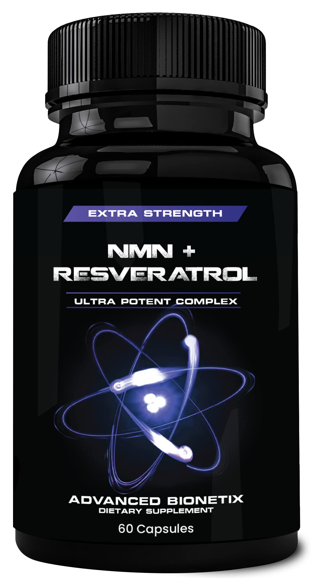 Advanced Bionetix NMN Resveratrol Betaine (TMG) Capsules – NAD⁺ Support Booster for Cellular Energy, Longevity, Metabolic Health Anti Aging Vitality, Advanced Formula Made in USA