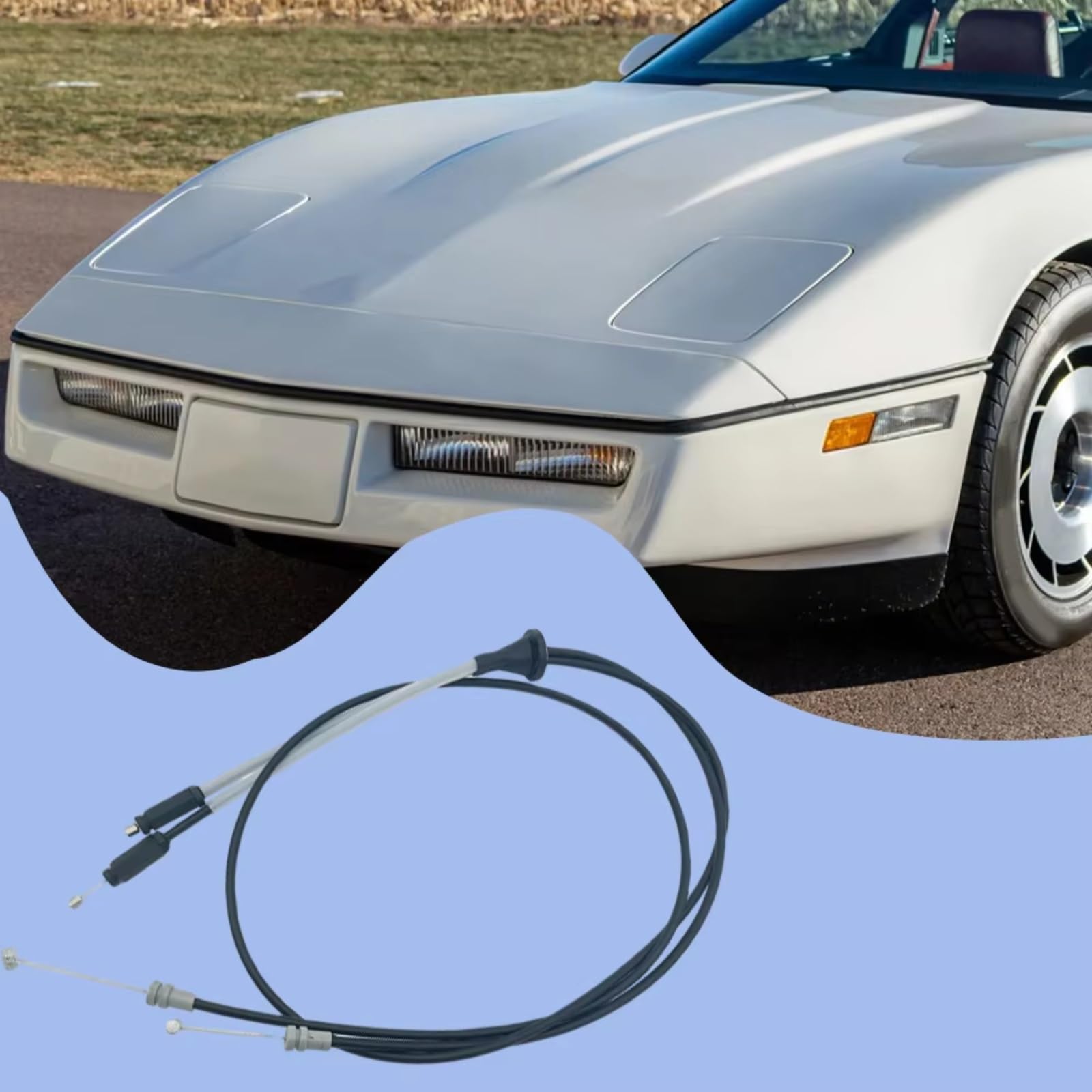 Compatibile Con Chevy Per Corvette 1984 1985 1986 1987 1988 1989-1996 Sostituzione Cavo Di Rilascio Cofano Motore Per Auto OEM: 10250486 Ricambi