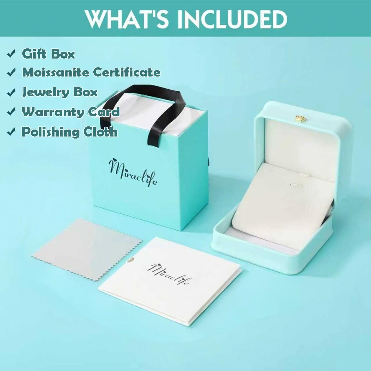 Moissanite Pendant Necklace for Women,1ct-2ct 925 Sterling Silver with 18K White Gold Plated, Include Jewelry Box,with Certificate - Image 6