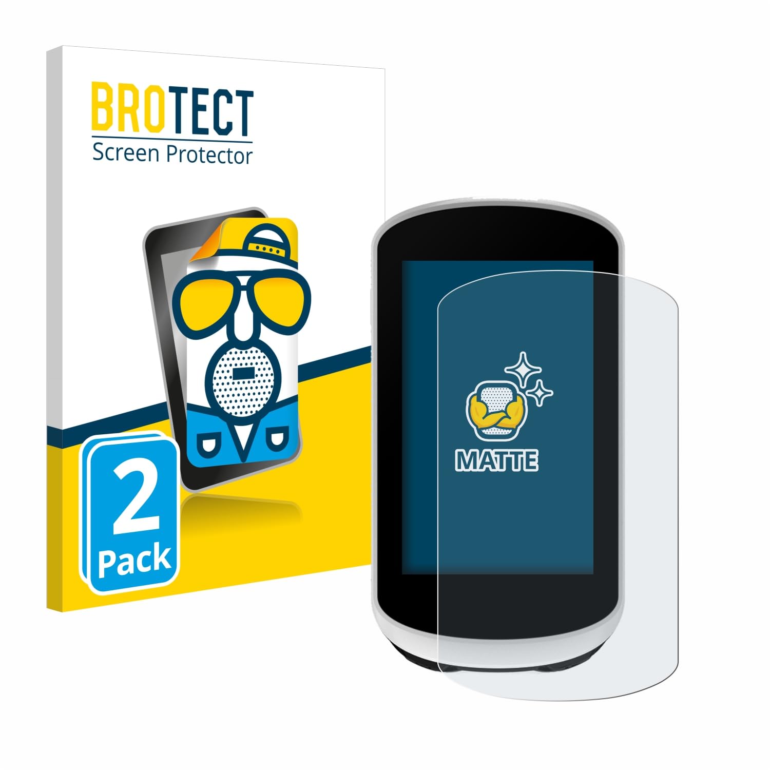 Brotect Pellicola Protettiva Opaca Anti-Riflesso per Garmin Edge Explore 2 (2 Pezzi)