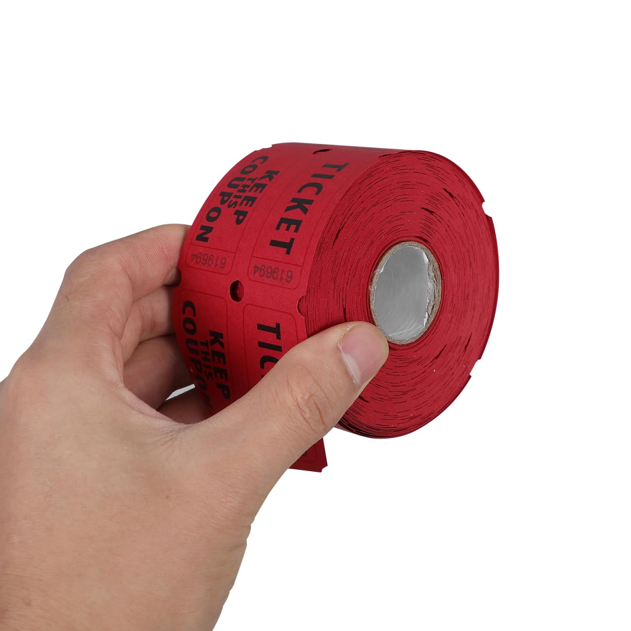 Uonlytech Billets De Tombola 500 Pièces Double Rouleau Numérotés Consécutivement Avec Espace Informations Pour Tirage Sort Fêtes Collectes De Fonds Événements