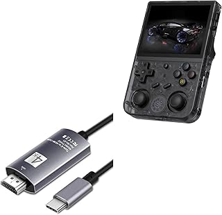 BoxWave Cable Compatible with CredevZone RG353VS (3.5 in) - SmartDisplay Cable - USB Type-C to HDMI (6 ft), USB C/HDMI Cable - Jet Black