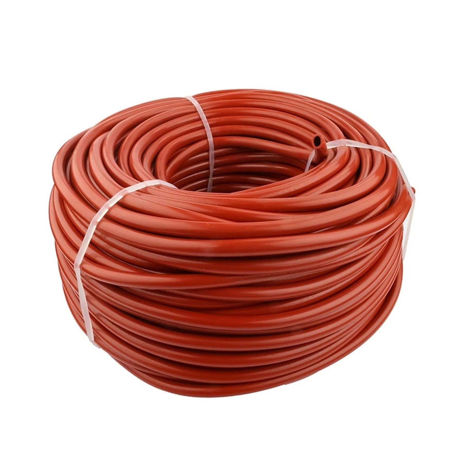 Orange Red Silicone Vacuum Tube - 2M, I.D. 2-8mm, Heat Resistant Hose for Automotive and Industrial Use(ID 8mm x OD 12mm)