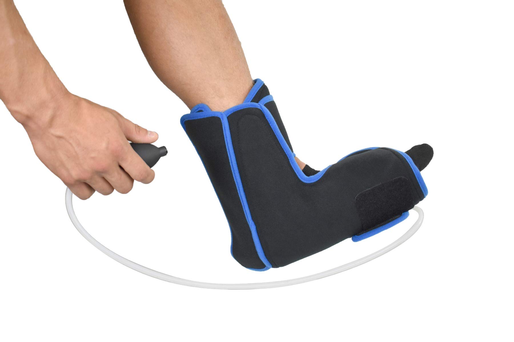 Cryotherapy Reusable Ankle Foot Wrap Compression with Ice Pack; Ice