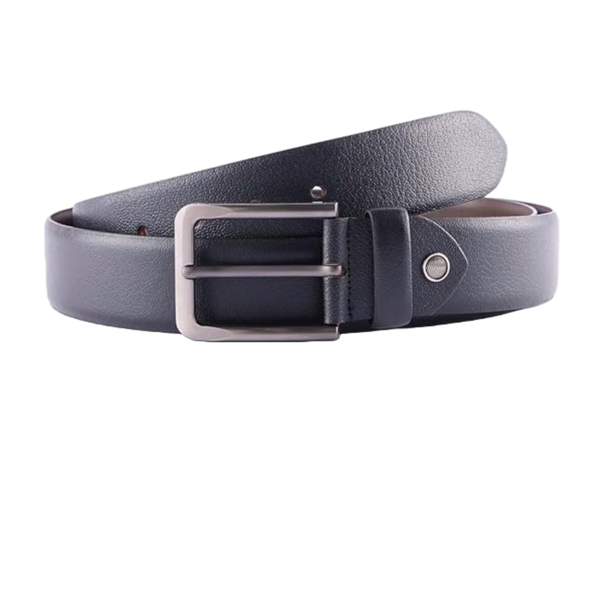 BIG HELLO – THE PLUS LIFE ZenithLoop Belt Style's Pinnacle Leather Belt (Black)