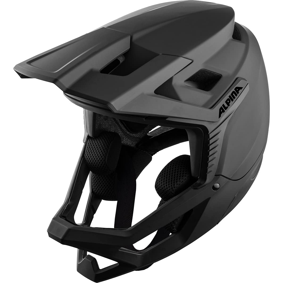 ALPINA Unisex - Adult, ROCA cycling helmet, black matt, 56-58 cm