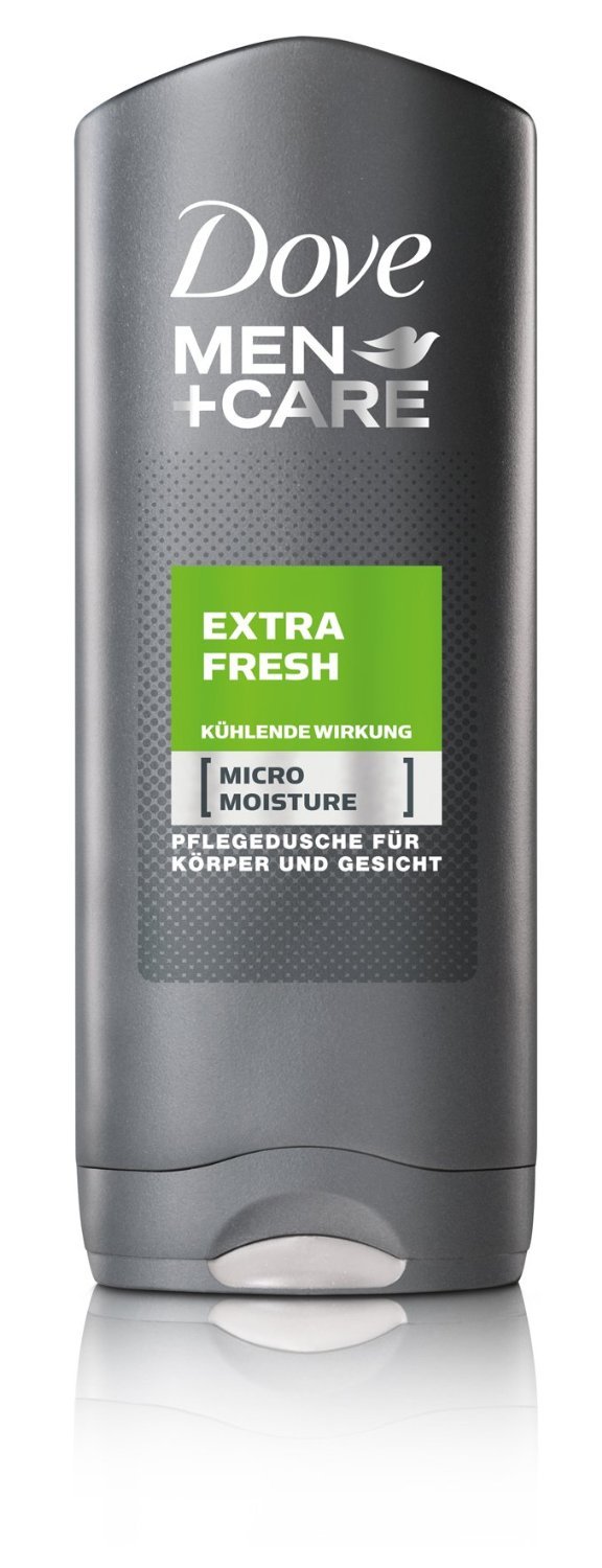 Dove Men+Care Extra Fresh Shower Gel Pack of 6 x 250 ml, 250 ml (Pack of 6)