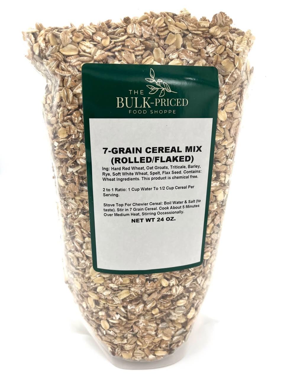 7-Grain Cereal Mix (Rolled/Flaked) (24oz. Resealable Zip Lock Stand Up Bag)