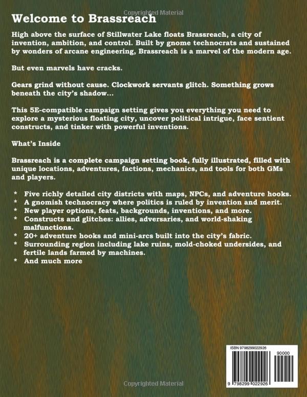 Brassreach: A Floating City of Gears, Secrets, and Steam (Game Master Campaign Settings) - Image 2