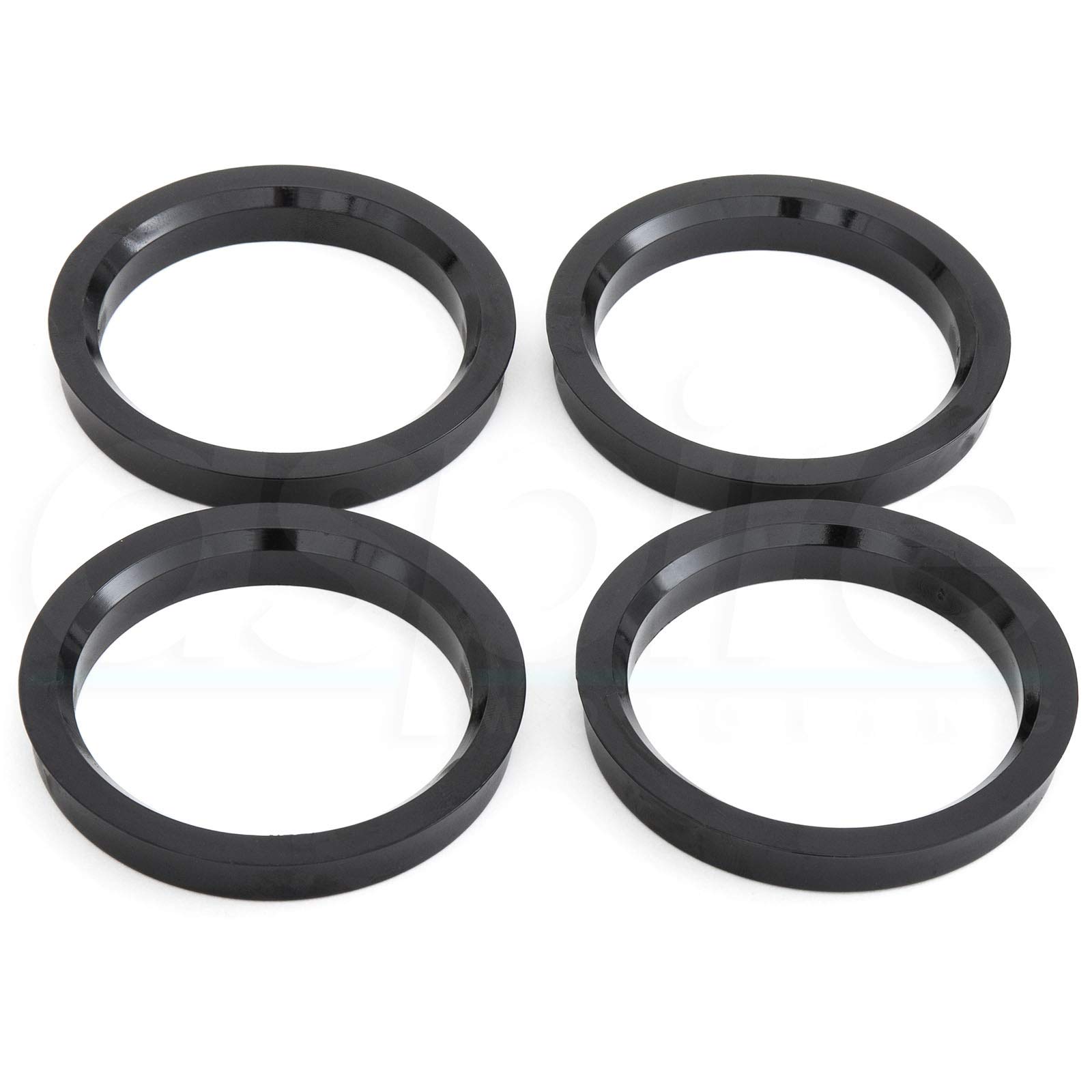 Aspire Motoring 73.1mm OD to 64.1mm ID Black Plastic Polycarbonate Hub Centric Rings
