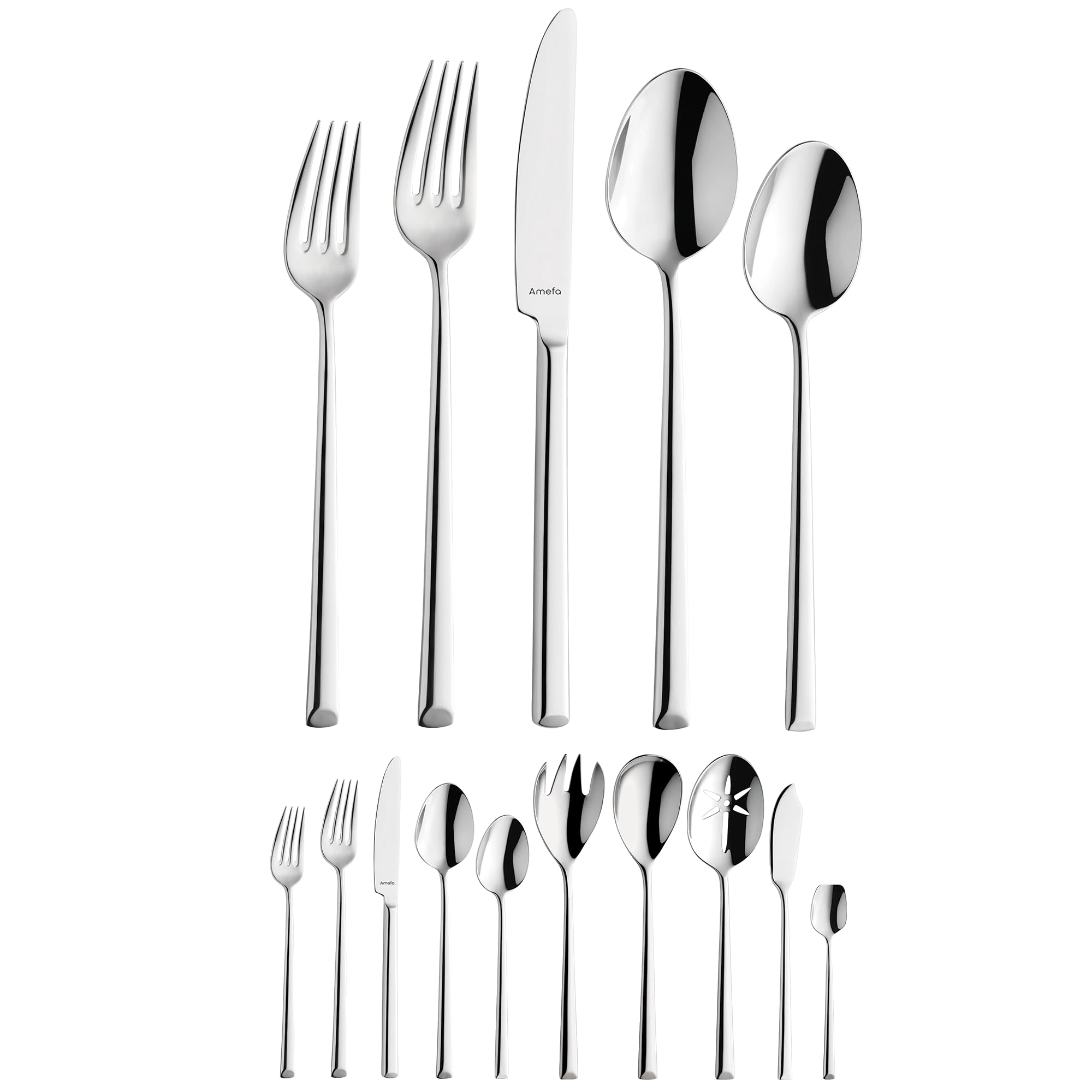 Set Di 12 Cucchiai Amefa Scandinavia - Acciaio Inox 18/0 - Posate Di Qualità - Foto 10