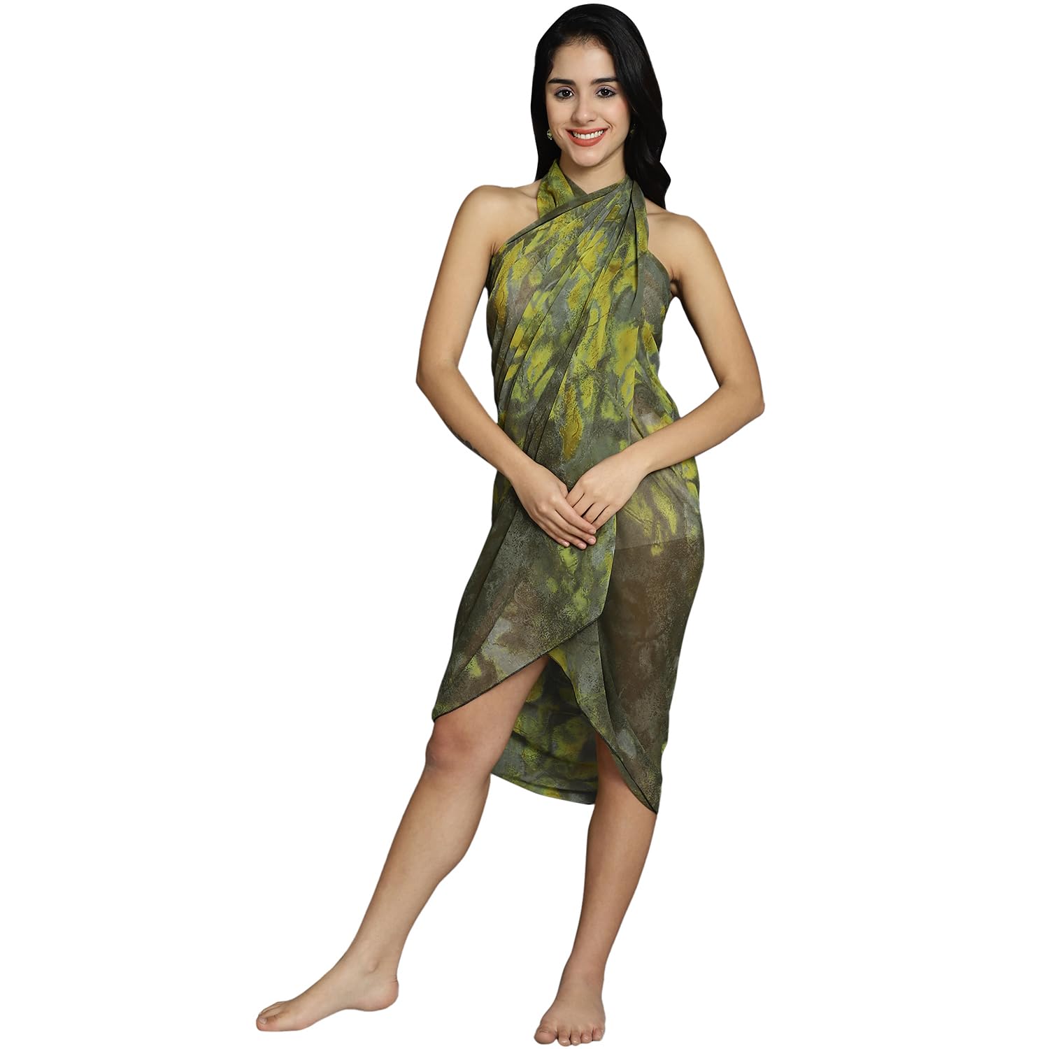 Tie & Dye Dyed Swimwear Cover up Dress-image-31