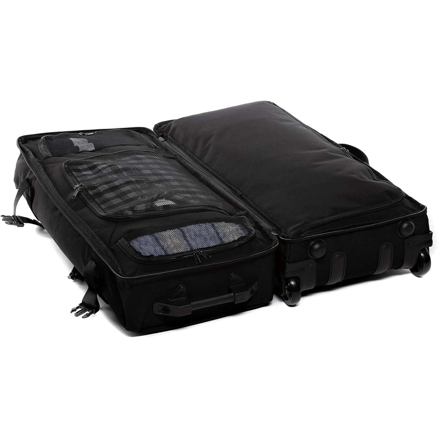 Borsa da viaggio sostenibile PET riciclato KANE │ valigia sportiva trolley da viaggio uomo donna, da PET riciclato │ bagaglio resistente con 2 ruote XL-120l fatto a mano