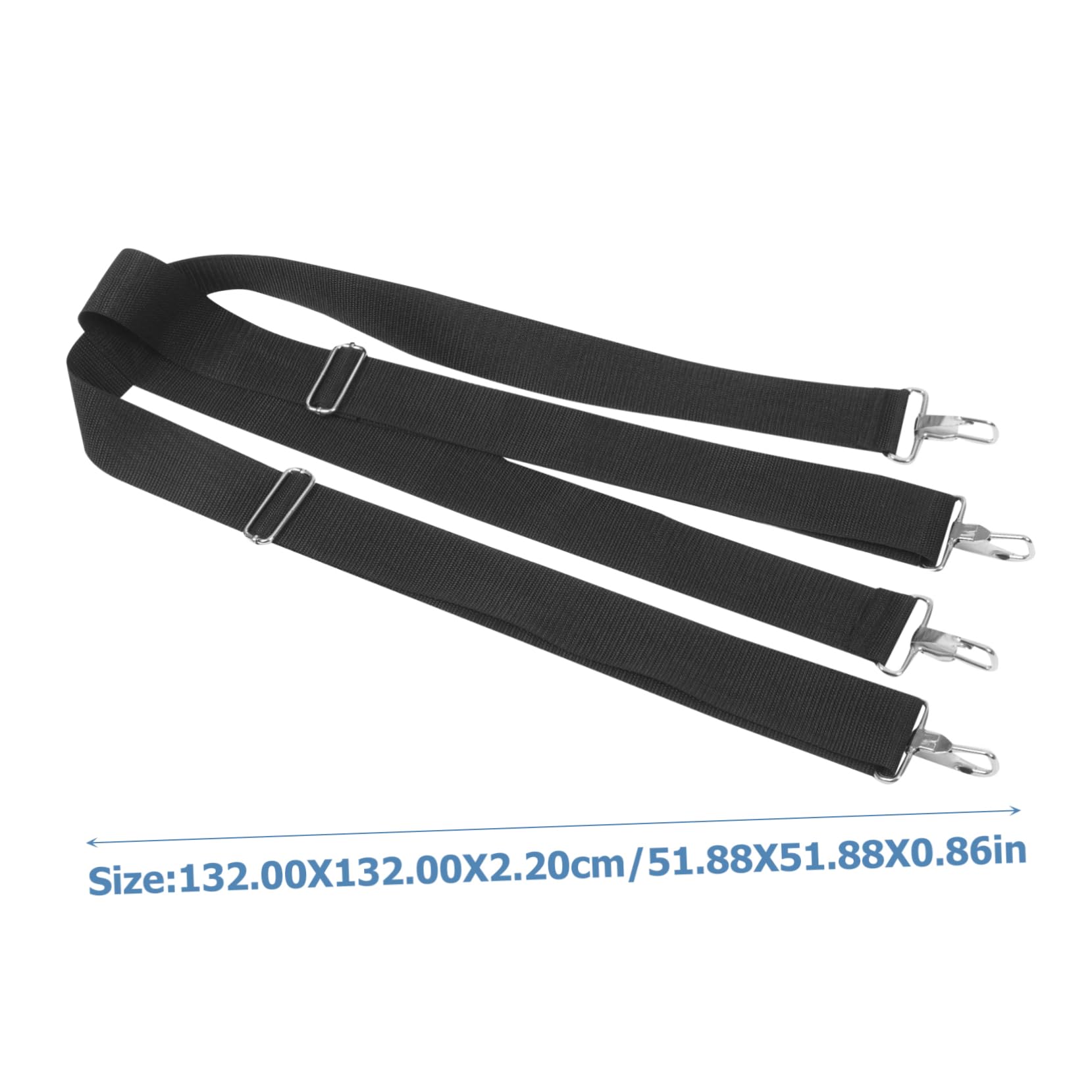 Garneck Adjustable Drum Shoulder Strap Marching Snare Drum Sling Durable and Sturdy Belt with Hooks Comfortable Fit for Marching Bands Wide