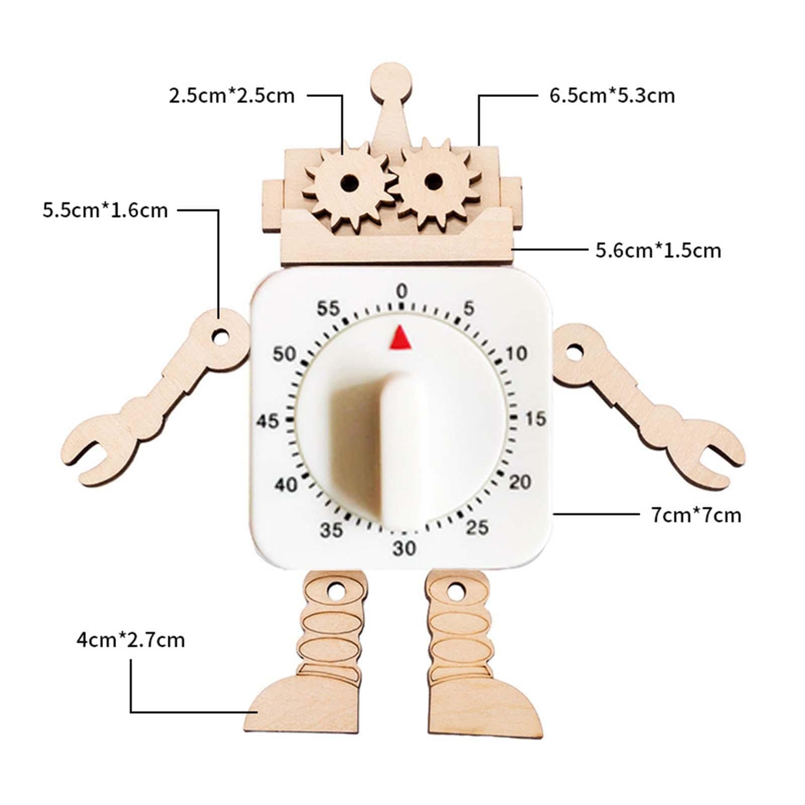 Fenteer Kids Busy Board DIY Accessories Educational Sensory Toy Early Teaching Learning Activity Center Board for Plane Travel Toys Toddler Kids Robot Timer - Image 3