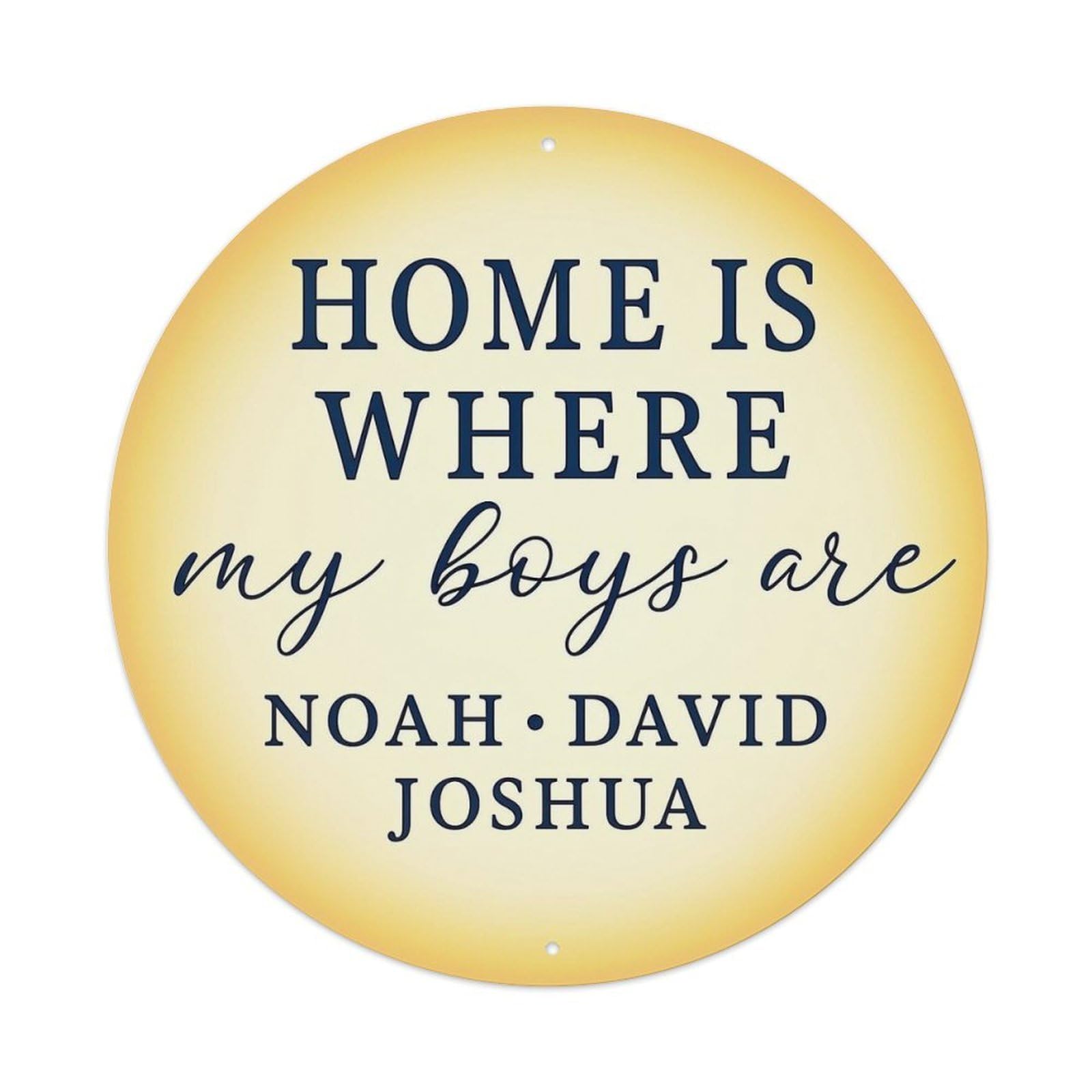 Jdyansheng Boys Vintage Home Is Where Are Tin Sign Metal Poster Metal Signs For Home Man Cave Bar Cafe Kitchen Laundry Room Wall Decorations 8X8 Inches