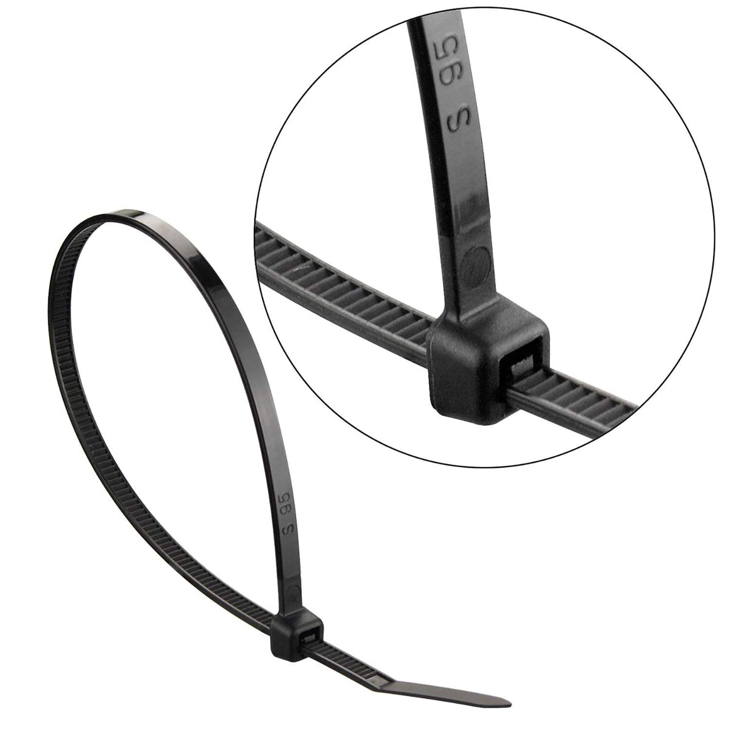 Amazon.com: Superun Black Zip Ties 6 Inch, 40 Lbs Tensile