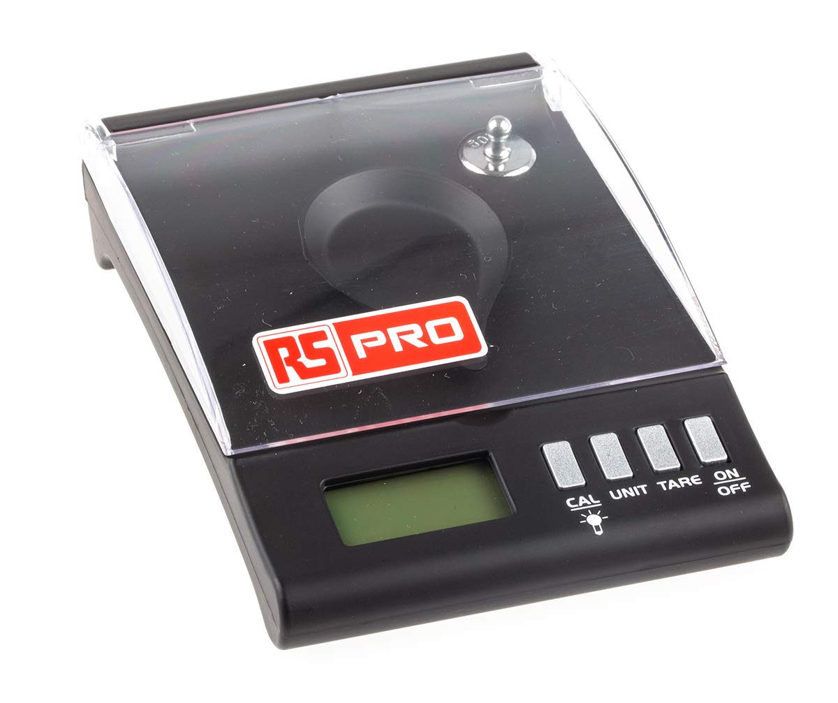 RS PRO Tischwaage 10g / Auflösung 0,010 g, ISO-kalibriert