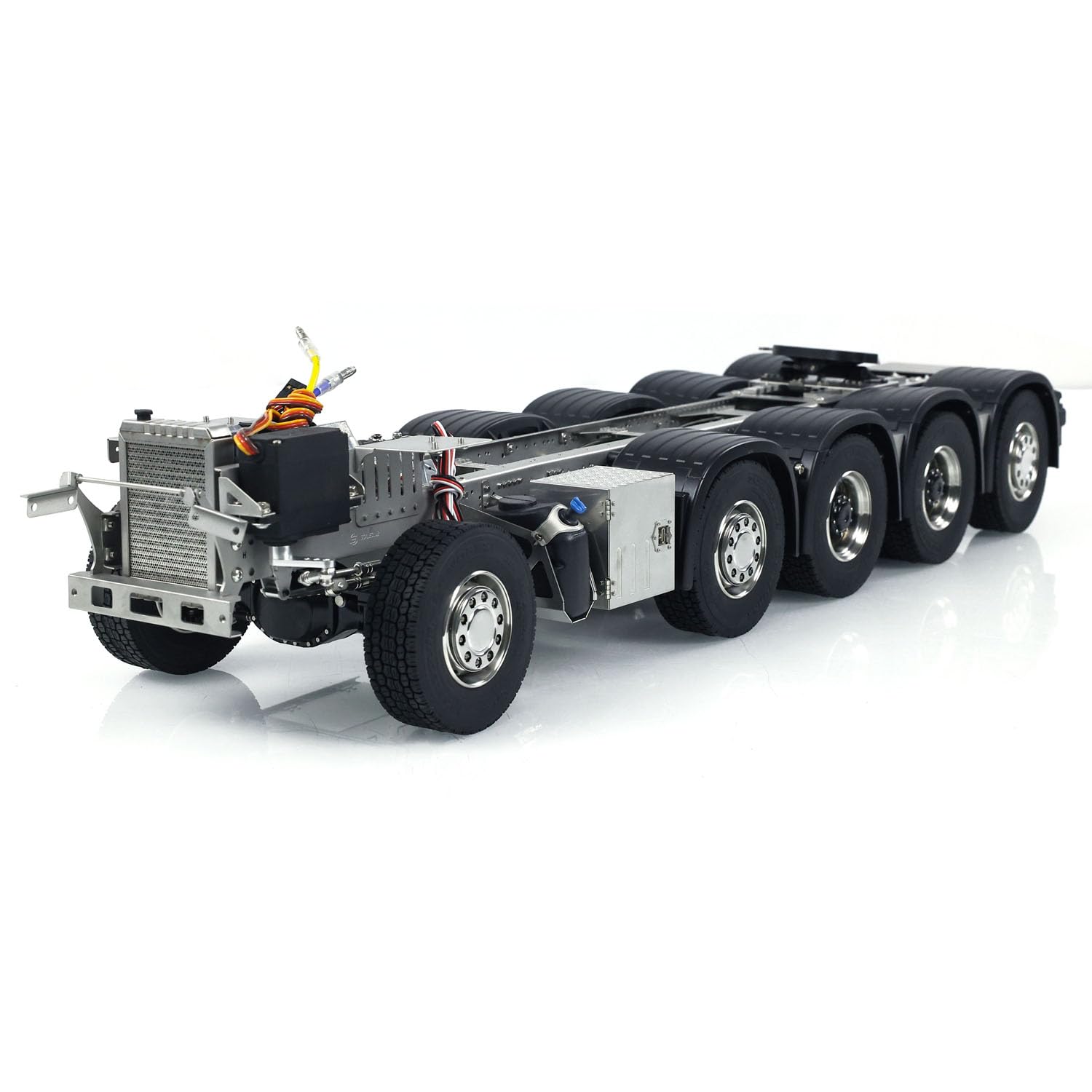 1 14 10X10 Scaleclub Metal Chassis for RC Tractor Truck 1851 Electric Car Model for Adult Hobby