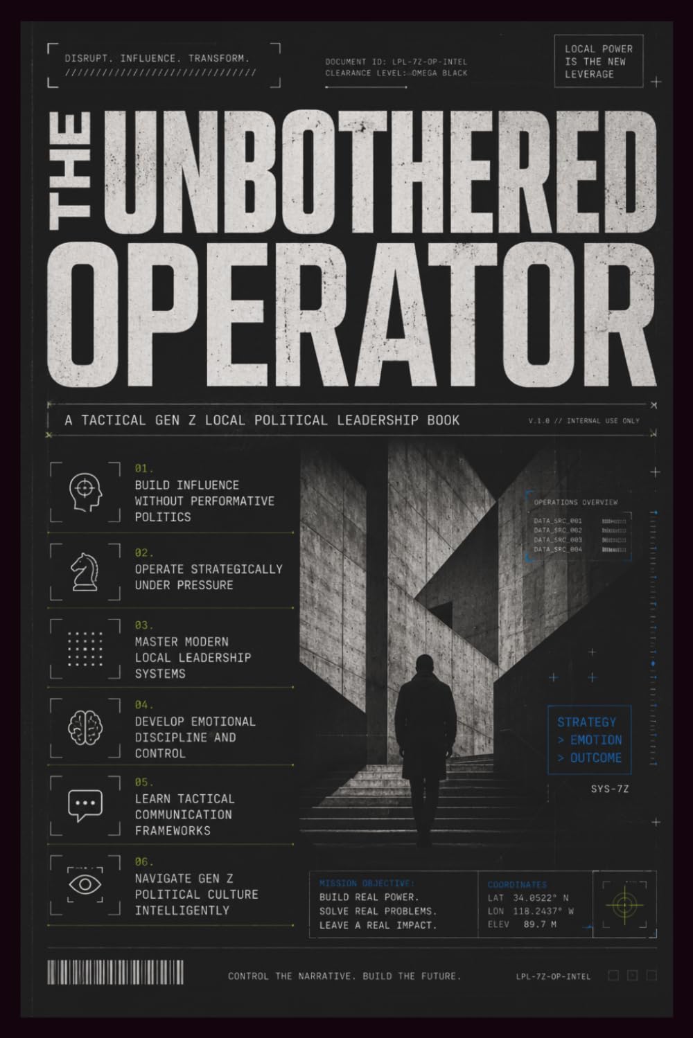 The Unbothered Operator: A Tactical "Gen Z local political leadership book