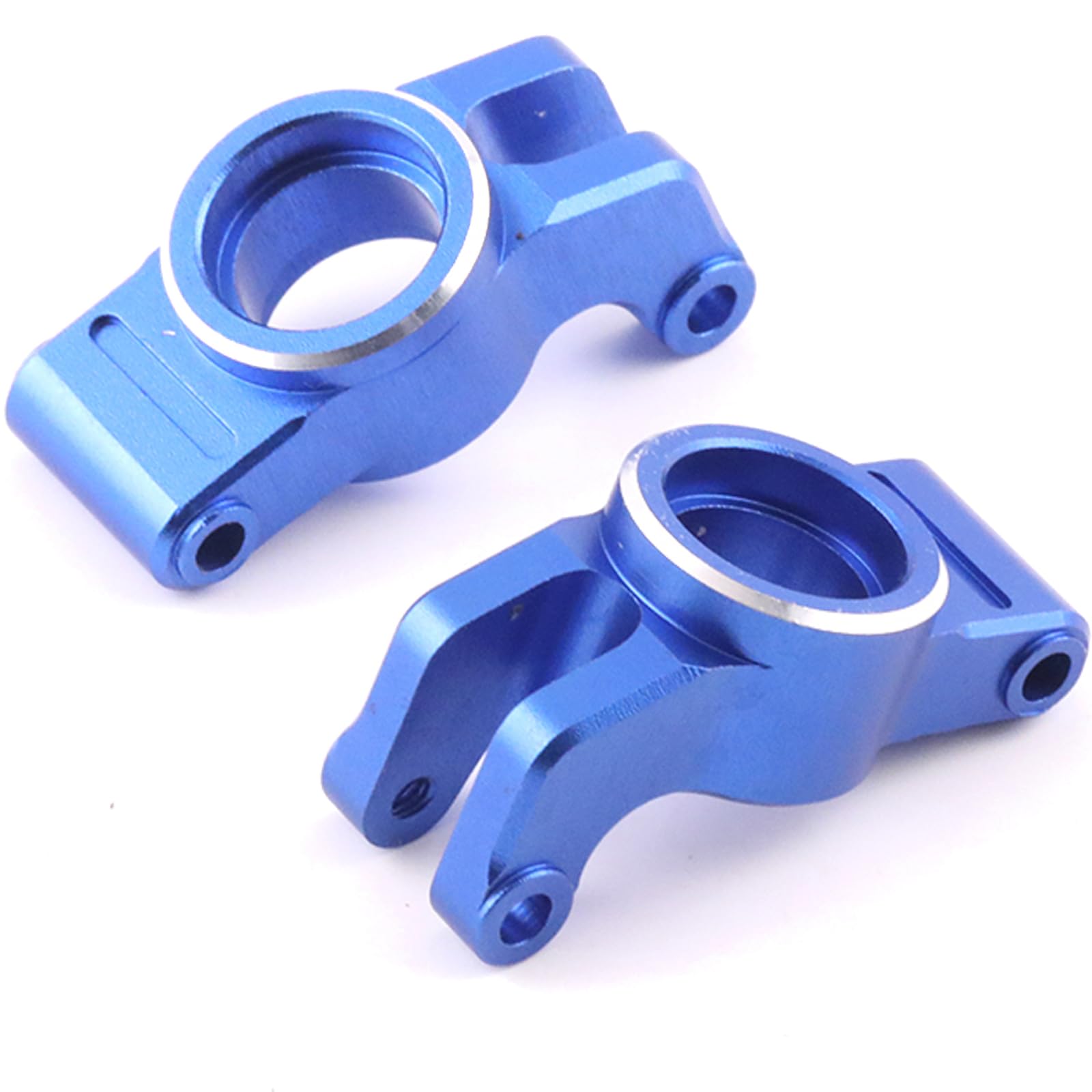 Rear Hub Set Aluminium Upgrade Parts for Arrma 1/18 Granite Grom Mega 380 Brushed 4X4 Monster Truck & Typhon Grom Mega 380 Brushed 4X4 Small Scale Buggy, Rear Axle Carriers Hub Set, Blue (2PCS)