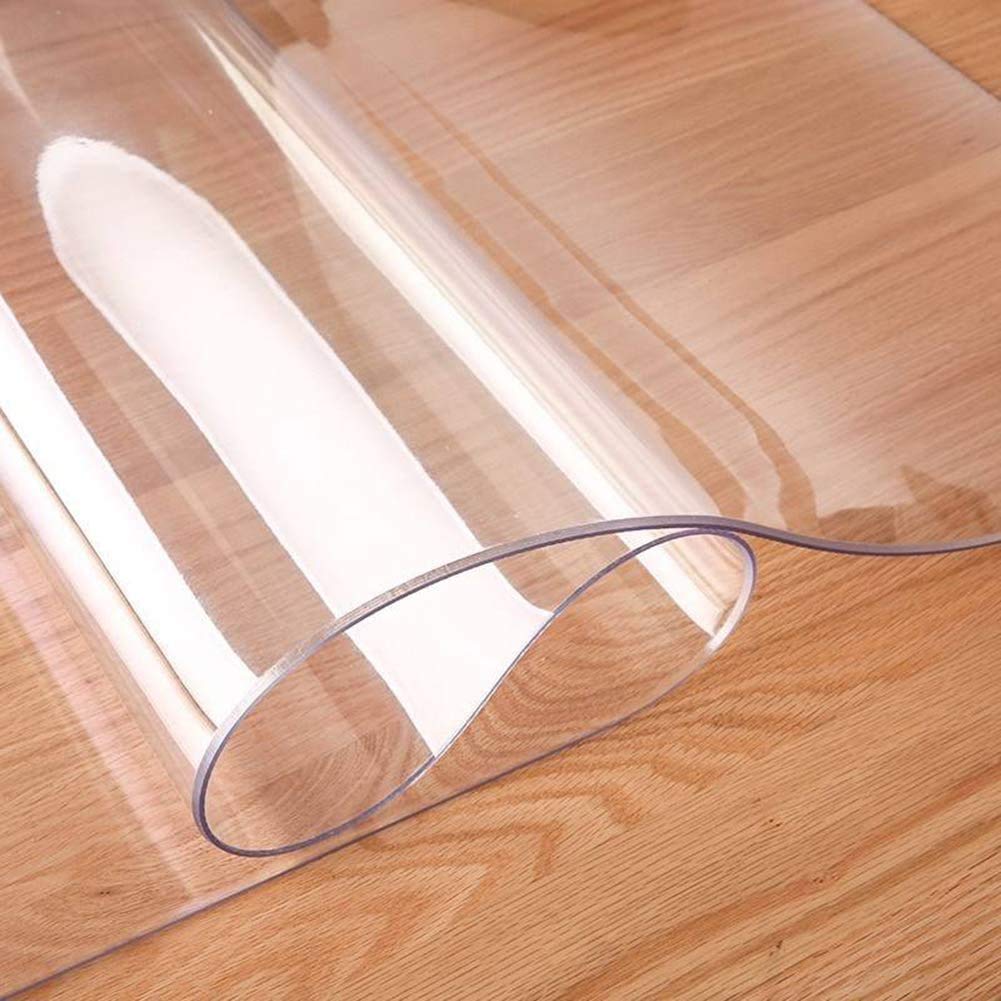 Clear Desk Mat, 70x40cm,Non-Slip Desk Protector Pad, PVC Desktop Blotter Office Writing Mat, Waterproof Mouse Pad, Heat Resistant Table Cover — image 1