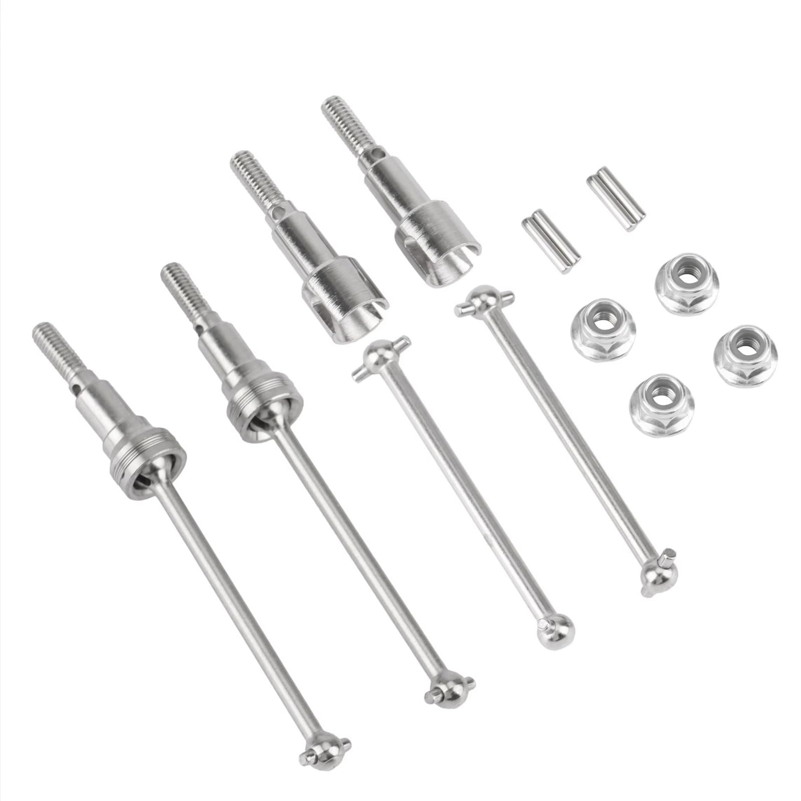 pour MJX H16 16207 16208 16209 16210 1/16 Arbre De Transmission Avant Et Arrière en Métal CVD RC Car Upgrades Parts Accessories Modifications