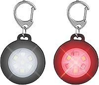 AutoEuropa 2-Pack Rechargeable LED Dog Collar Lights - 3 Modes, IP68 Waterproof, 15Hr Battery for Safe Night Walks