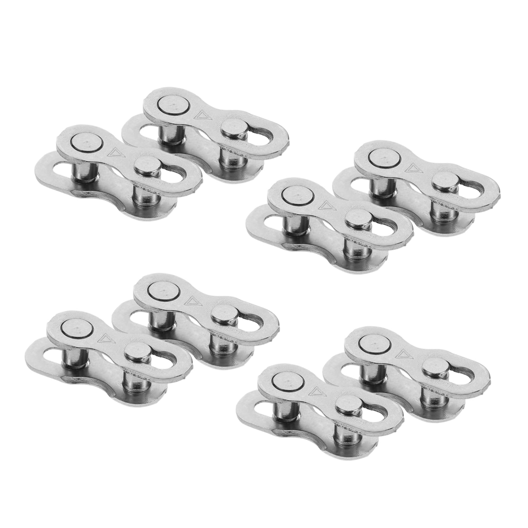 ibasenice Bicycle Chain Link Connector 8 Pairs for Quick Release Buckle Bike Chain Tool for Easy Installation Removal