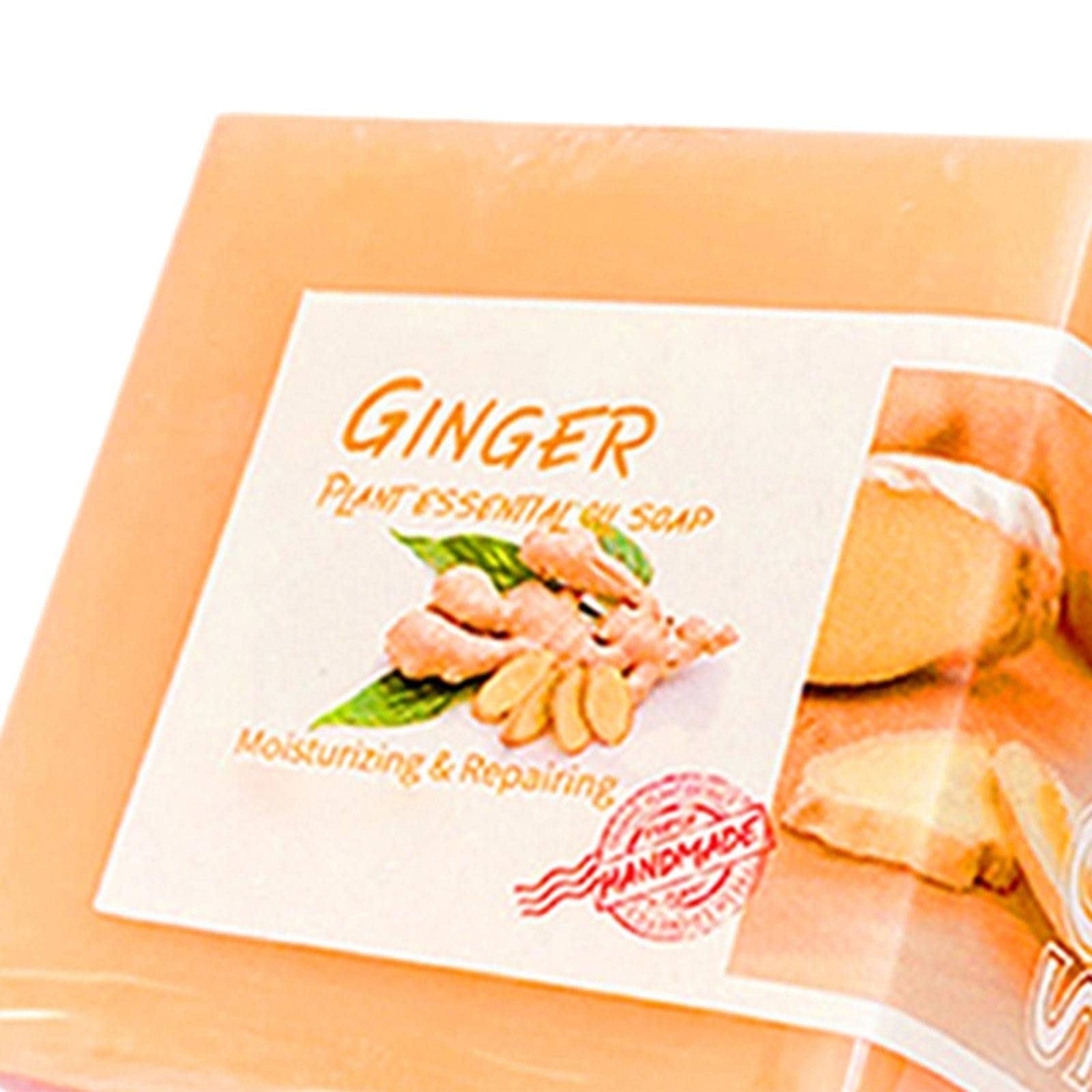 WINTI 100g Lymphatic Detox Organic Ginger Soap Body Leg Slim Firming SPA Relax