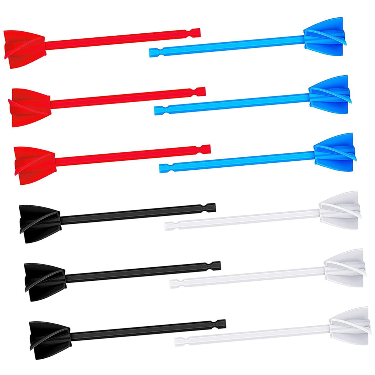 Mélangeur peinture pour perceuse NUOBESTY - 12 tiges hélicoïdales époxy