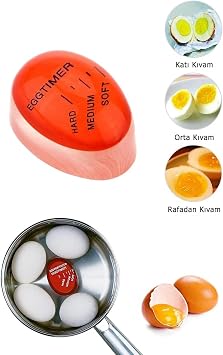 Color Changing Egg Timer Egg Boiling Degree Stunt Egg Cooking Tool Egg Timer