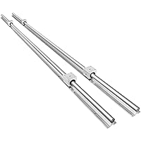 Vista 9 de OrangeA - Riel lineal 2 piezas SBR16-78.740 in, 2 rieles de guía lineal y 4 bloques de rodamientos de carro, kit de riel CNC