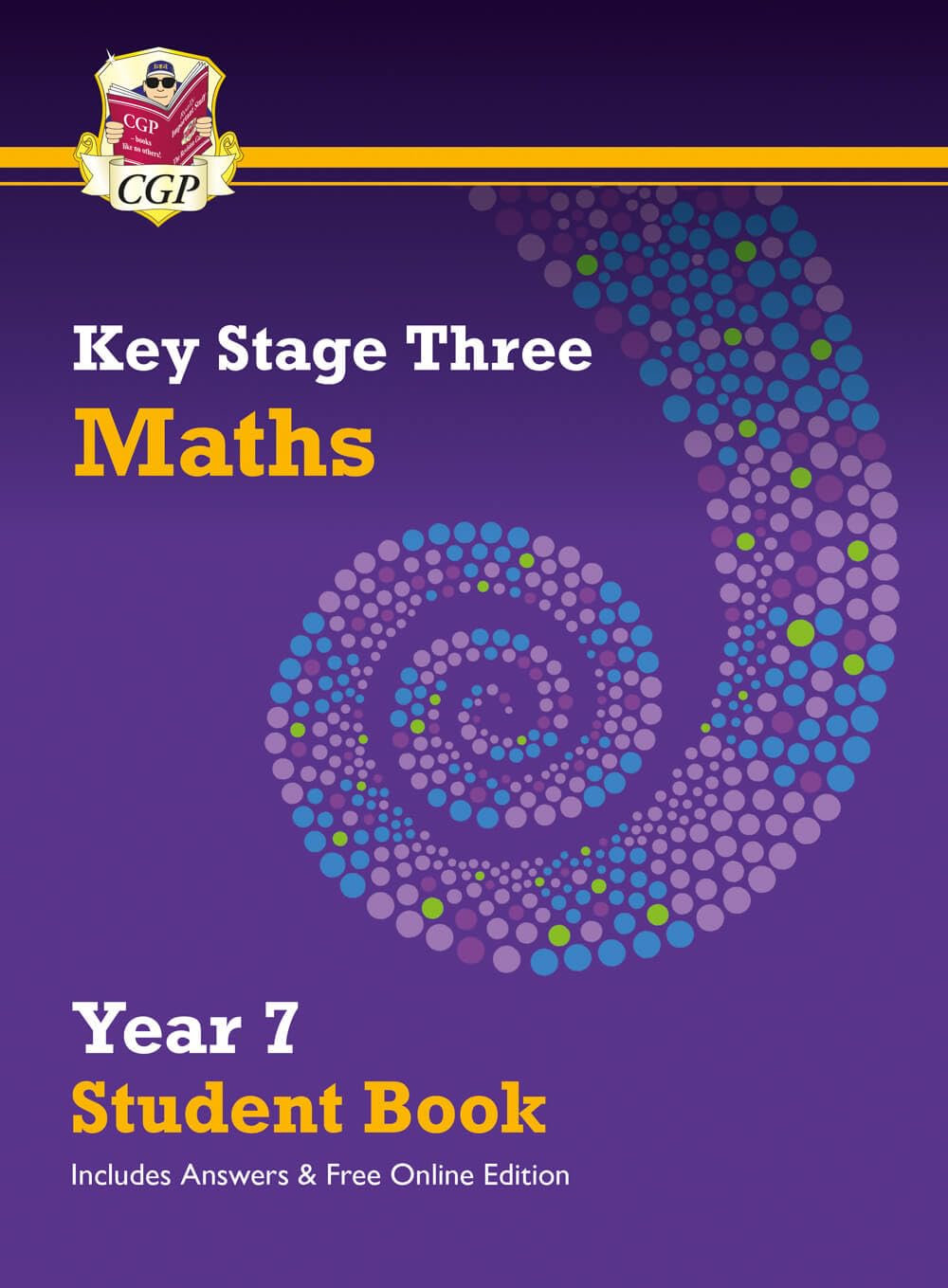 CGP KS3 Maths Year 7 Student Book - with answers & Online Edition