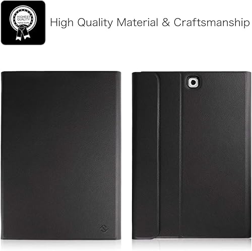 Miniatura 4 de Fintie Funda de teclado para Samsung Galaxy Tab S2 97 - Funda de soporte delgada con teclado Bluetooth inalámbrico magnéticamente desmontable para