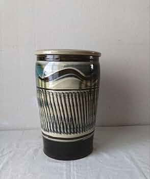 小石原焼　⭐︎傘立て　飛び鉋　睡蓮鉢　メダカ鉢　刷毛目 61nTO62-zYL._AC_UF350,