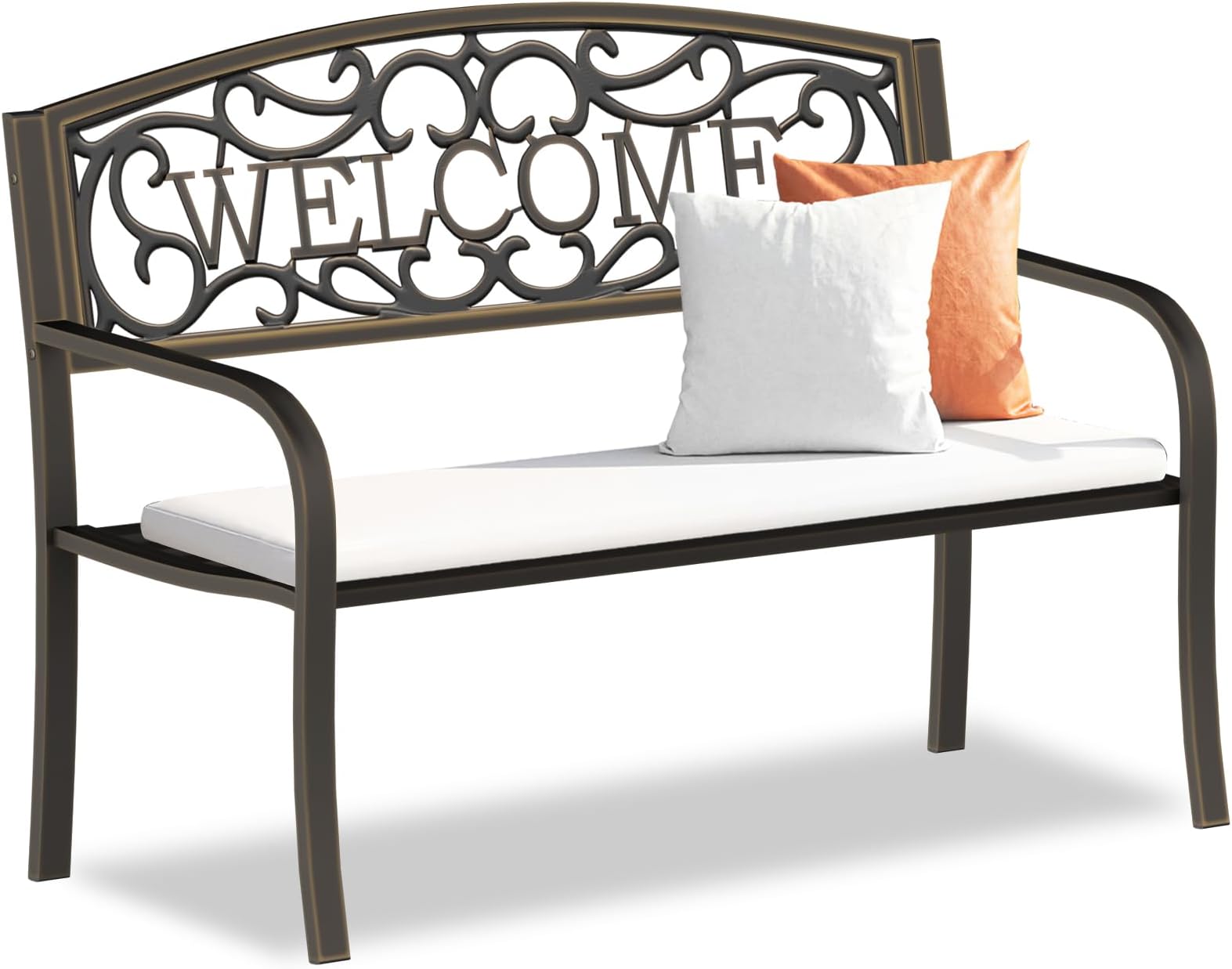 Amazon.com : Maemttes Outdoor Bench Garden Bench, Weatherproof Anti ...