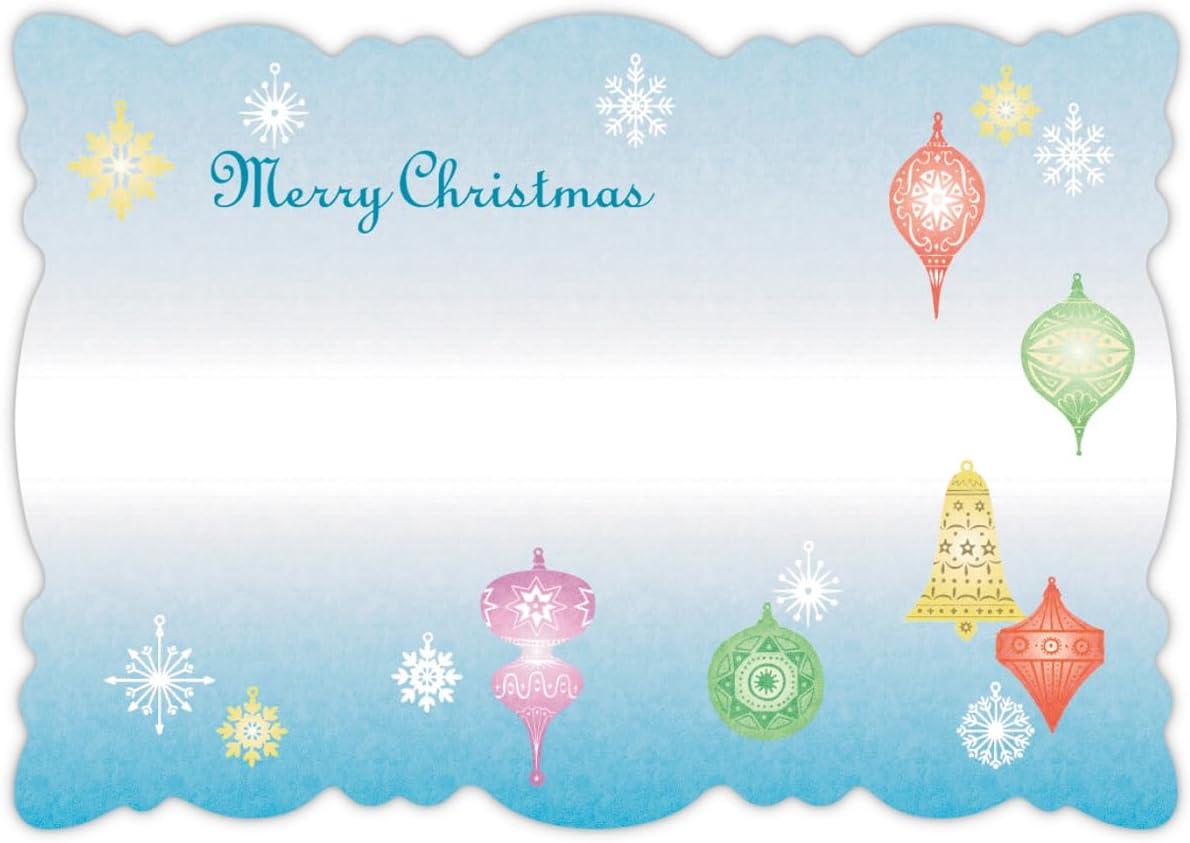 Hallmark Greeting Card Christmas Card 3D Blue Snow Tree 836177