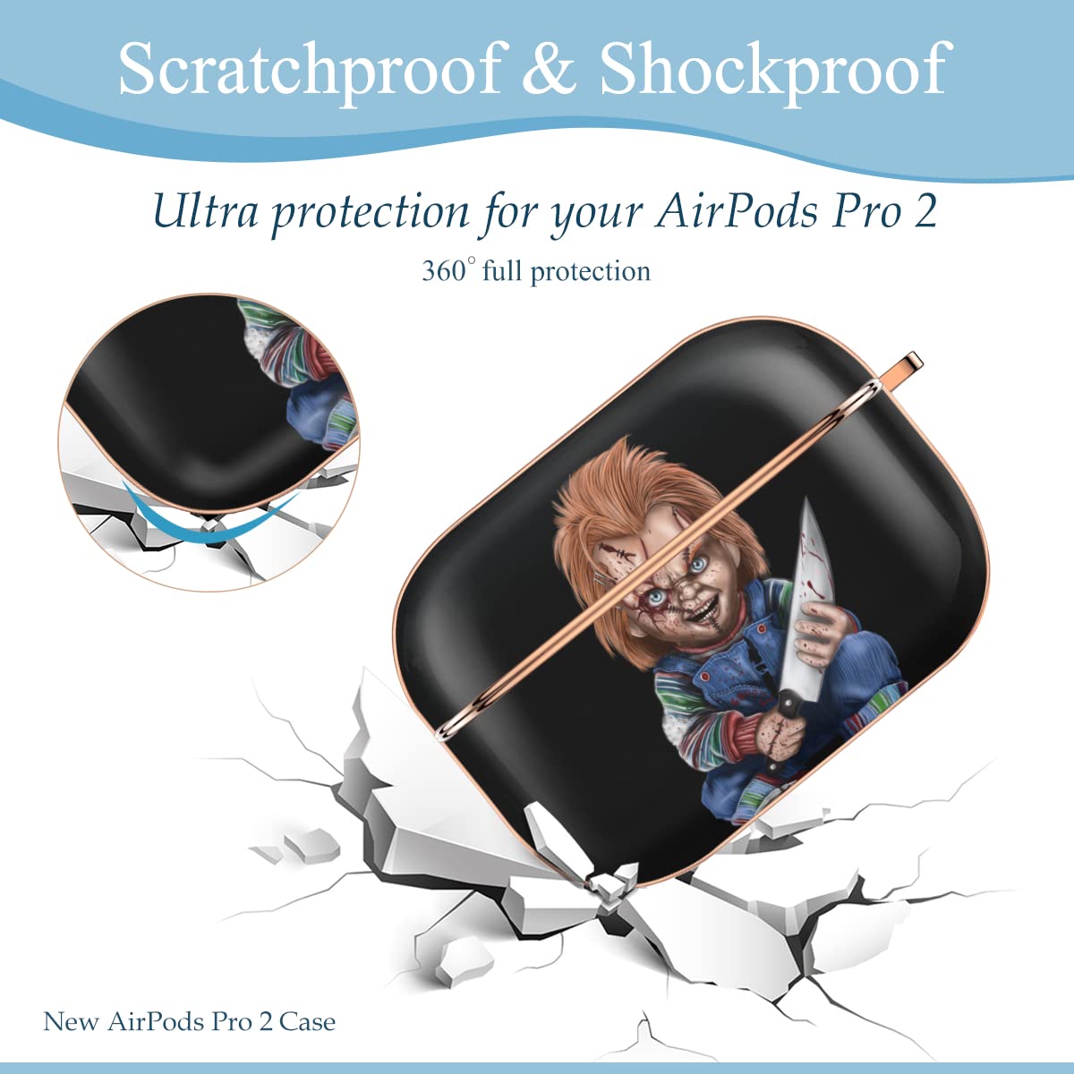 Amazon | チャイルド プレイ チャッキー AirPods Pro 2ケース 