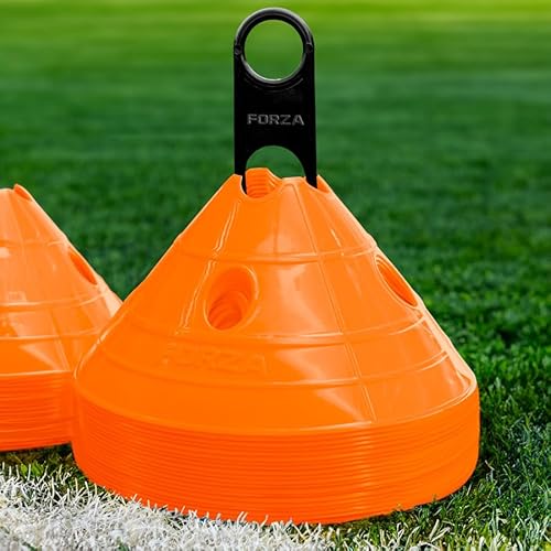 FORZA Soccer Superdome Training Marker Cones [Pack of 20] - Choose Your Color [4 Color Options] (Orange)
