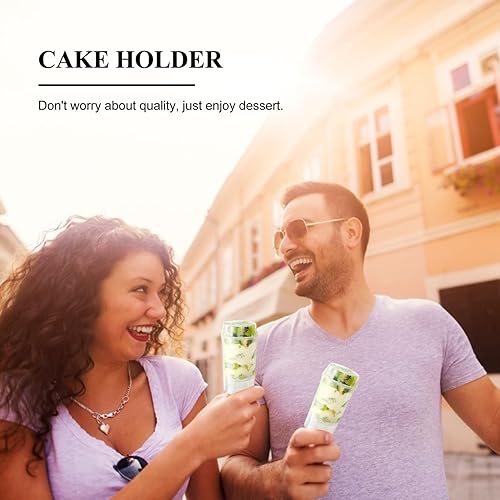 Miniatura 8 de DOITOOL Recipientes para pasteles con tapas, paquete de 30 unidades de plástico transparente para postres, cupcakes y helados