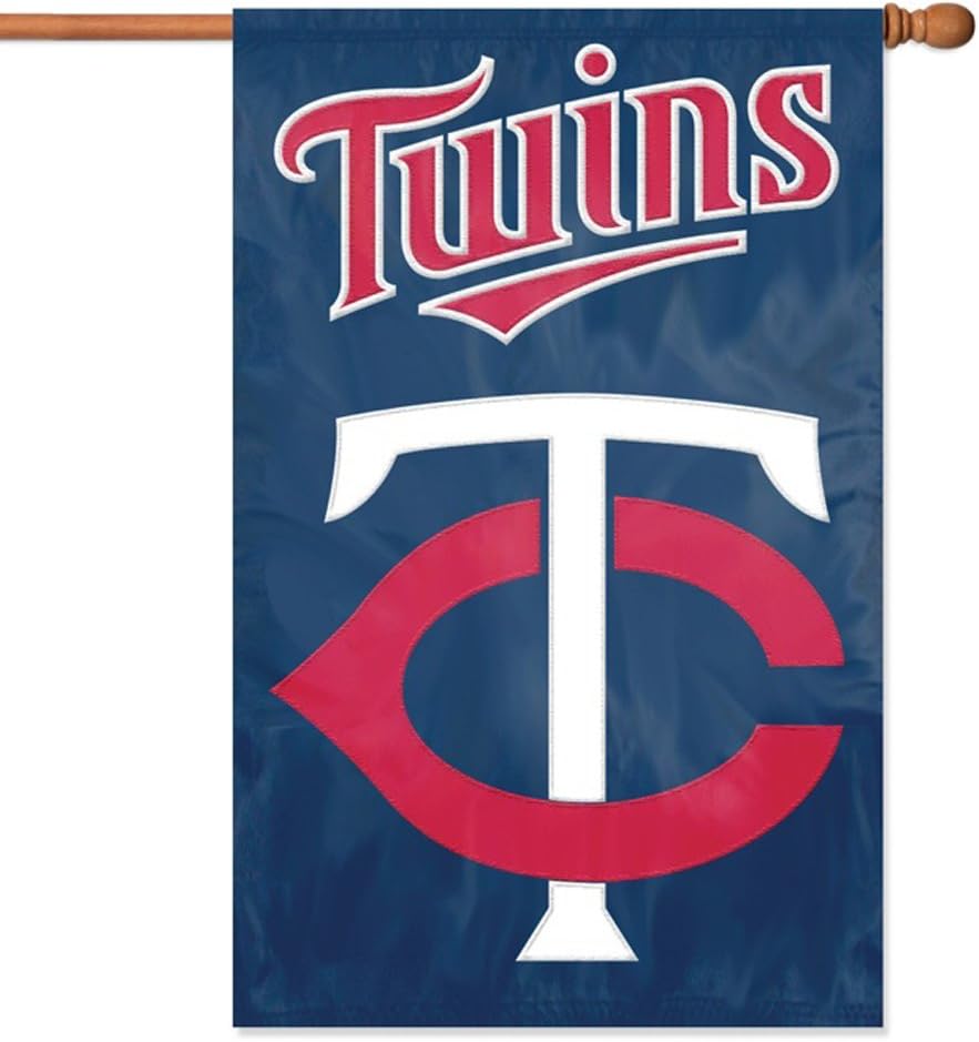 IFS - Minnesota Twins MLB Applique Banner Flag (44x28")"