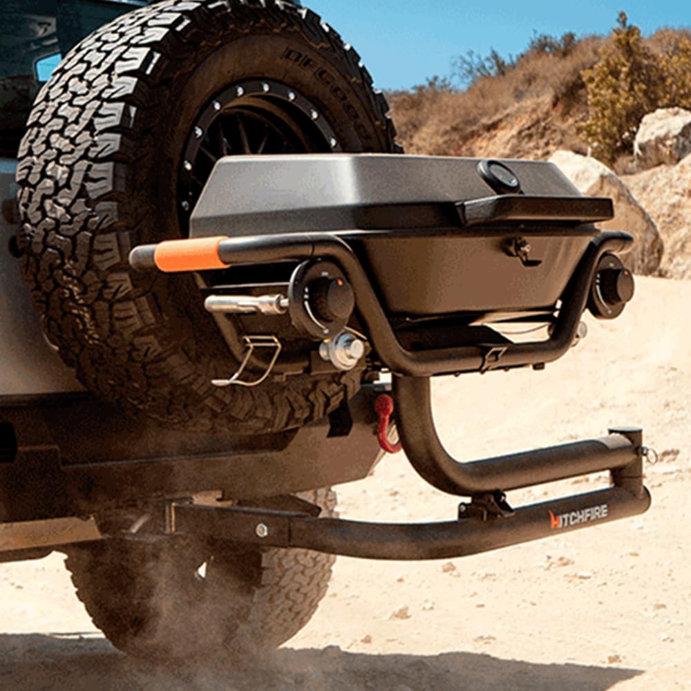 Amazon | HitchFire Forge 15グリル - 15K BTU デュアルバーナー