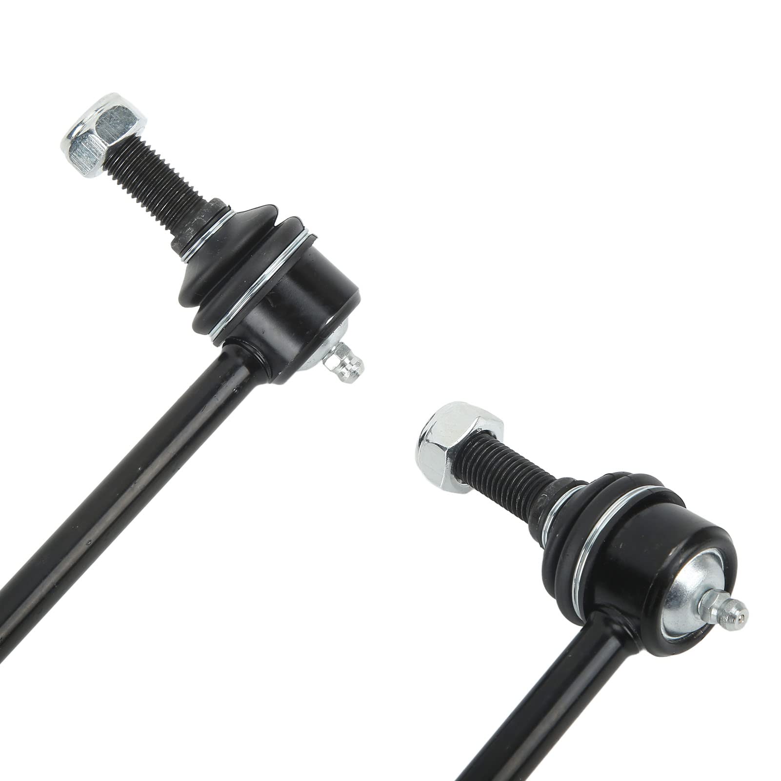 2 sztuki łączników końcowych stabilizatora przedniego Metal poddany obróbce cieplnej Kompatybilny z 2008-2009 Equinox 3.4L, 2006-2007 Torrent, 2002-2007 Saturn Vue – zastępuje