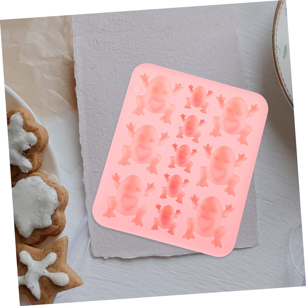 Operitacx 10pièces Moule Forme De Pour Chocolat Pâtisserie Et Desserts Facile à Démouler Nettoyer Pour Gâteaux Et à Thème