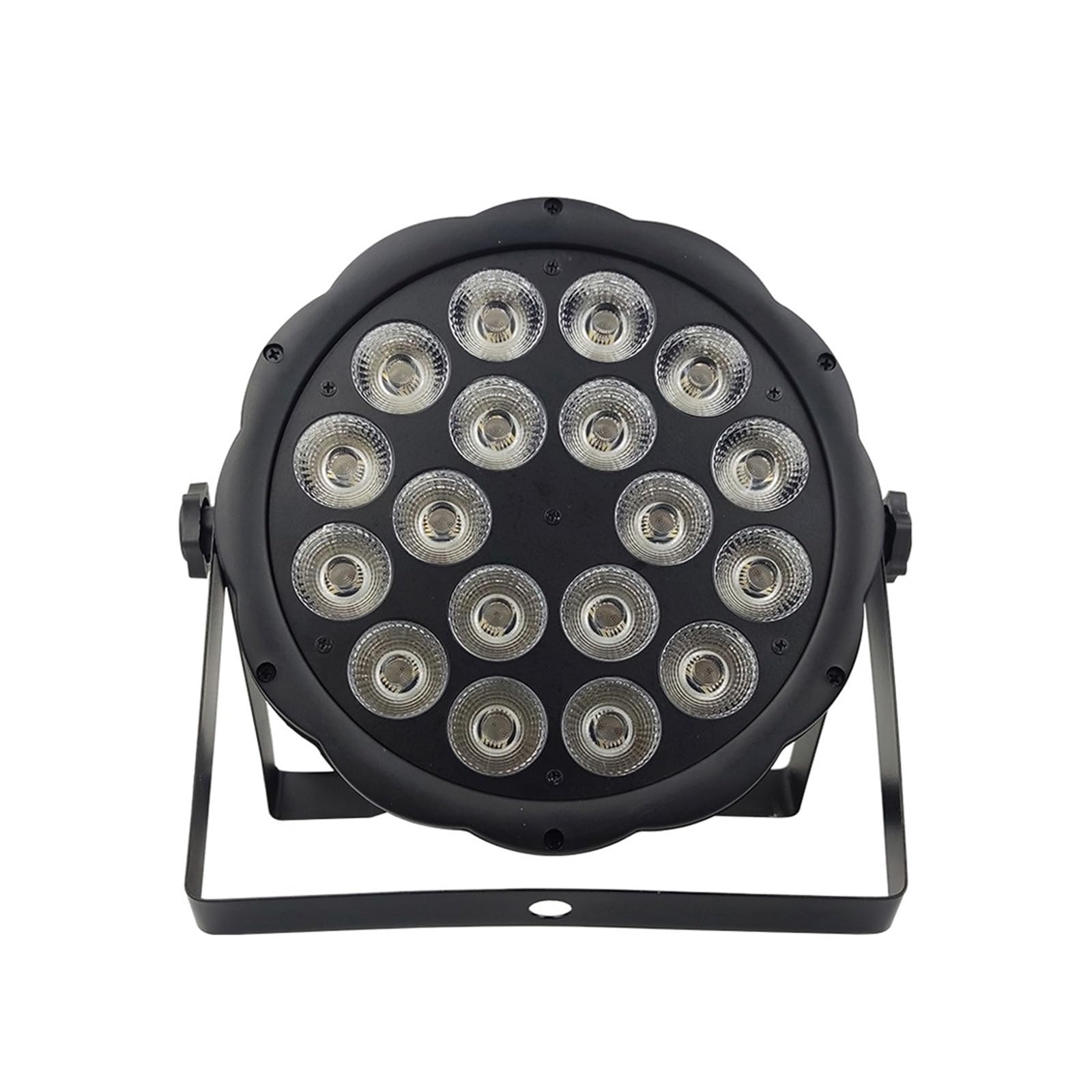 Luce da palco per DJ, Stage Par 18x18w Led Par Light RGBWA UV 6in1 Luce Par in Plastica Stage Dj Light 18x12w RGBW 4in1 Luce Par Uplight per Eventi(18x18w RGBWA UV)