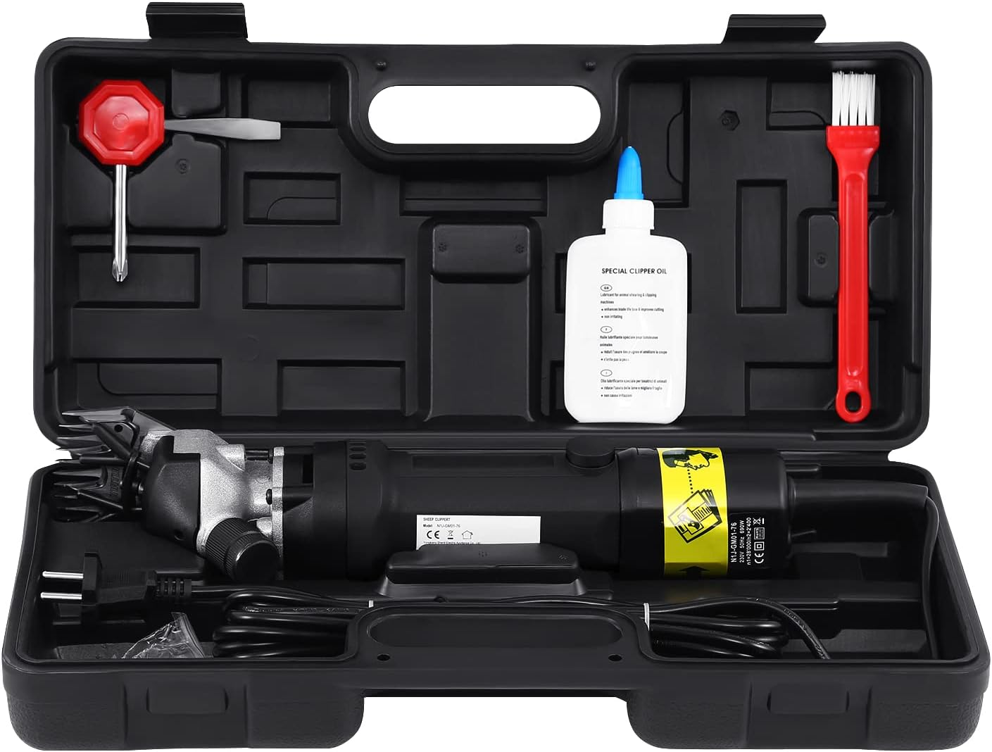 BEESOM Tosatrice Per Pecore 370W Professionale - Forbici Elettriche Con Albero Flessibile - Foto 3