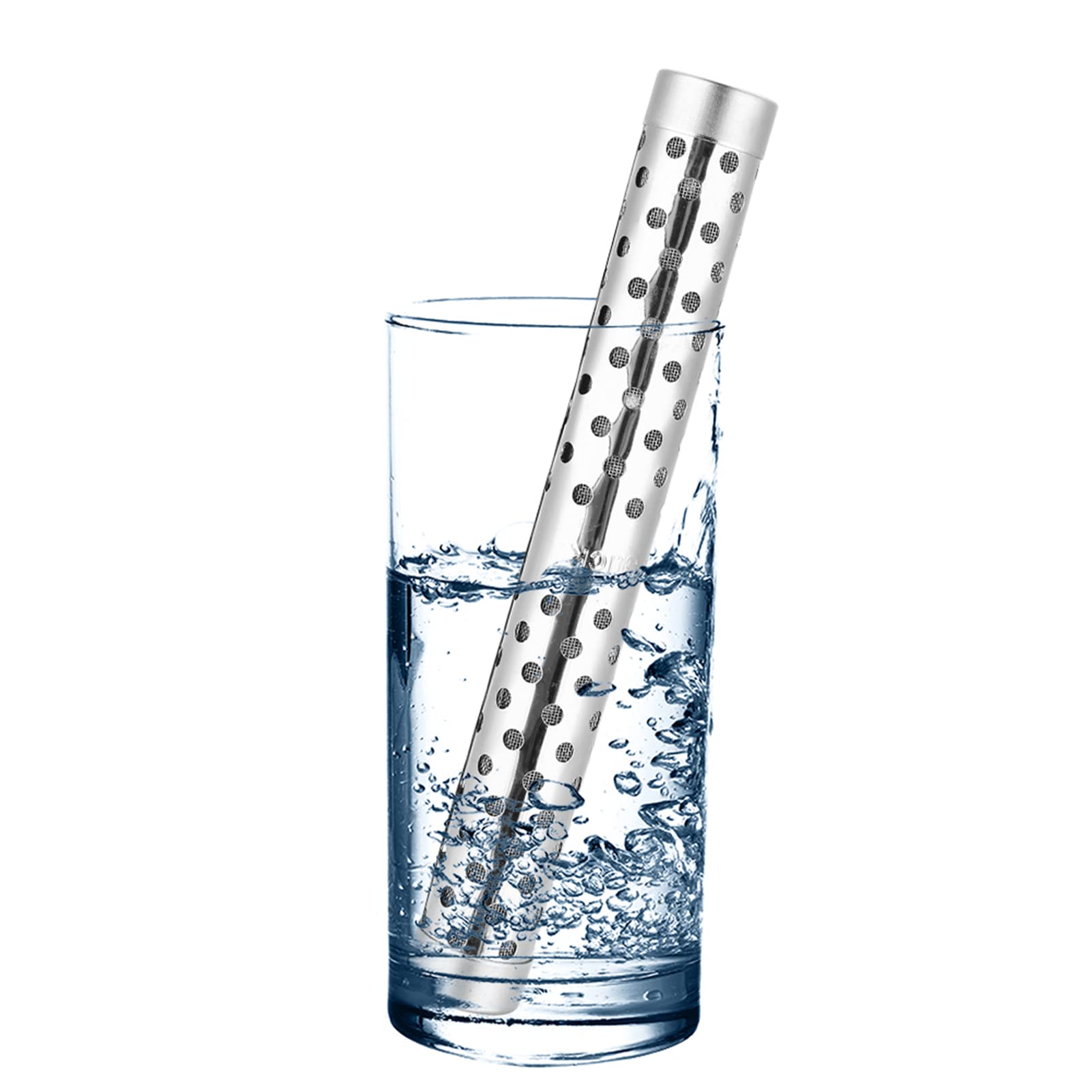 Acqua alcalina portatile Stick, PH Alcalizzatore Negativo Ionizzatore Idrogeno Minerali Bacchetta filtro depuratore d'acqua per acqua alcalina e ionizzata - elimina cloro e impurità (#3（13.6×1.8cm)