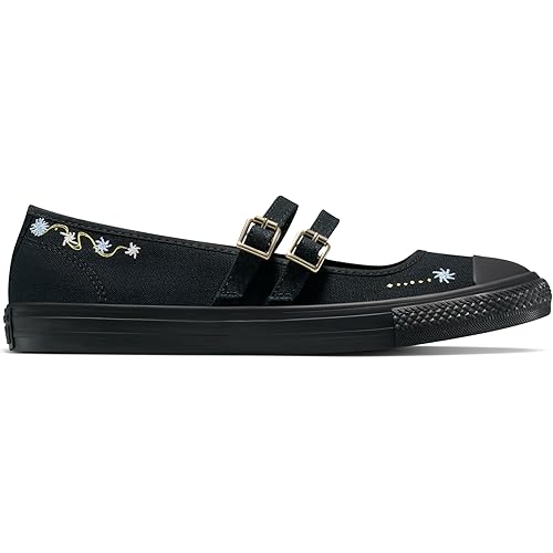 Converse Women's Chuck Taylor All Star Dainty Mary Jane Embroidered Floral Low Top Sneaker